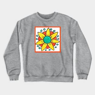 Groovy Flower #4 Crewneck Sweatshirt